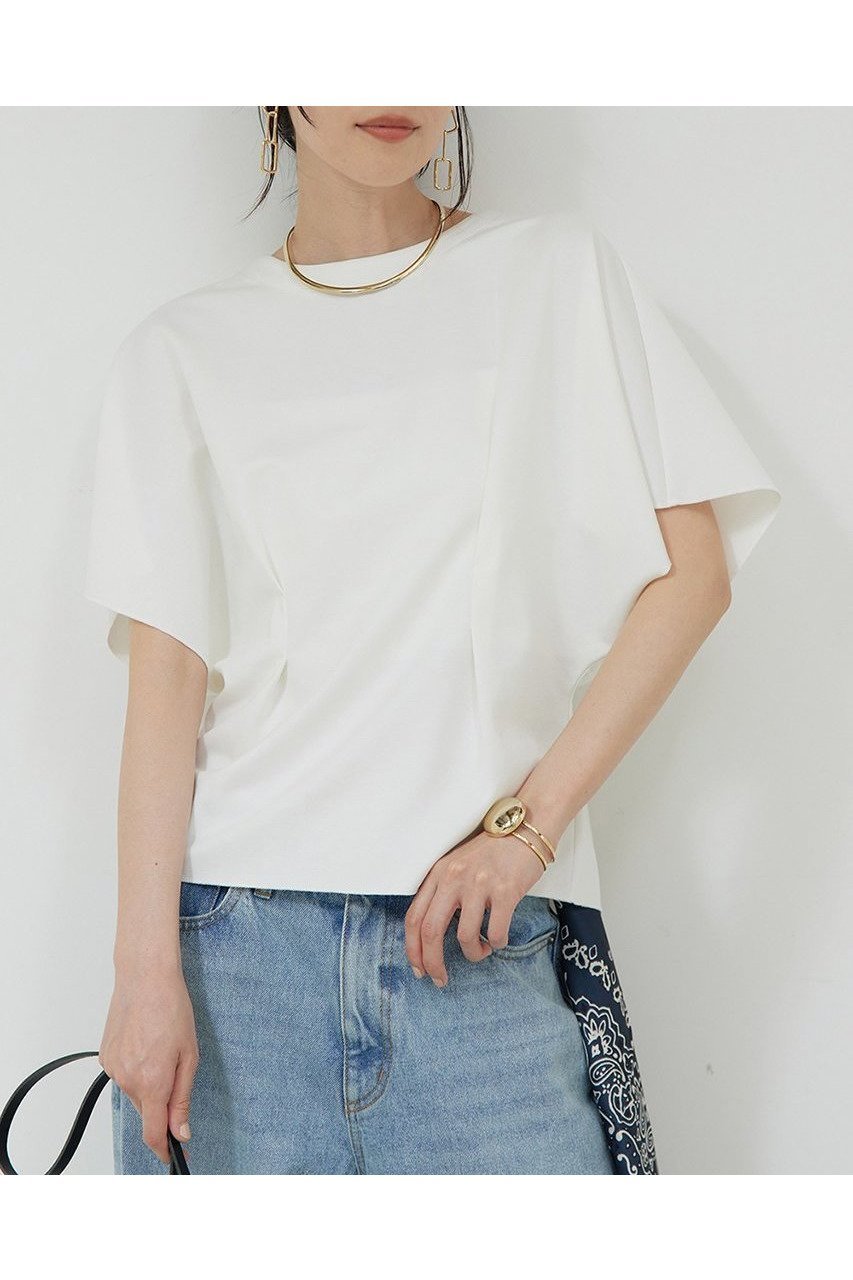【ガリャルダガランテ/GALLARDAGALANTE】のウエストシェイプ2WAYカットソー 人気、トレンドファッション・服の通販 founy(ファニー) 　ファッション　Fashion　レディースファッション　WOMEN　トップス・カットソー　Tops/Tshirt　シャツ/ブラウス　Shirts/Blouses　ロング / Tシャツ　T-Shirts　カットソー　Cut and Sewn　カットソー　Cut And Sew　シェイプ　Shape　ショート　Short　スリーブ　Sleeve　ワイド　Wide　NEW・新作・新着・新入荷　New Arrivals　other-5|ID: prp329100004565300 ipo3291000000032286126