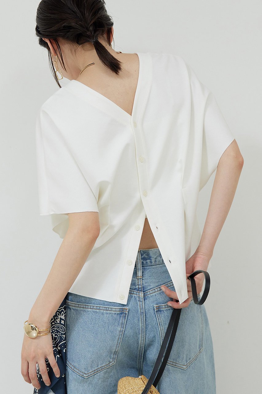 【ガリャルダガランテ/GALLARDAGALANTE】のウエストシェイプ2WAYカットソー 人気、トレンドファッション・服の通販 founy(ファニー) 　ファッション　Fashion　レディースファッション　WOMEN　トップス・カットソー　Tops/Tshirt　シャツ/ブラウス　Shirts/Blouses　ロング / Tシャツ　T-Shirts　カットソー　Cut and Sewn　カットソー　Cut And Sew　シェイプ　Shape　ショート　Short　スリーブ　Sleeve　ワイド　Wide　NEW・新作・新着・新入荷　New Arrivals　other-7|ID: prp329100004565300 ipo3291000000032286128