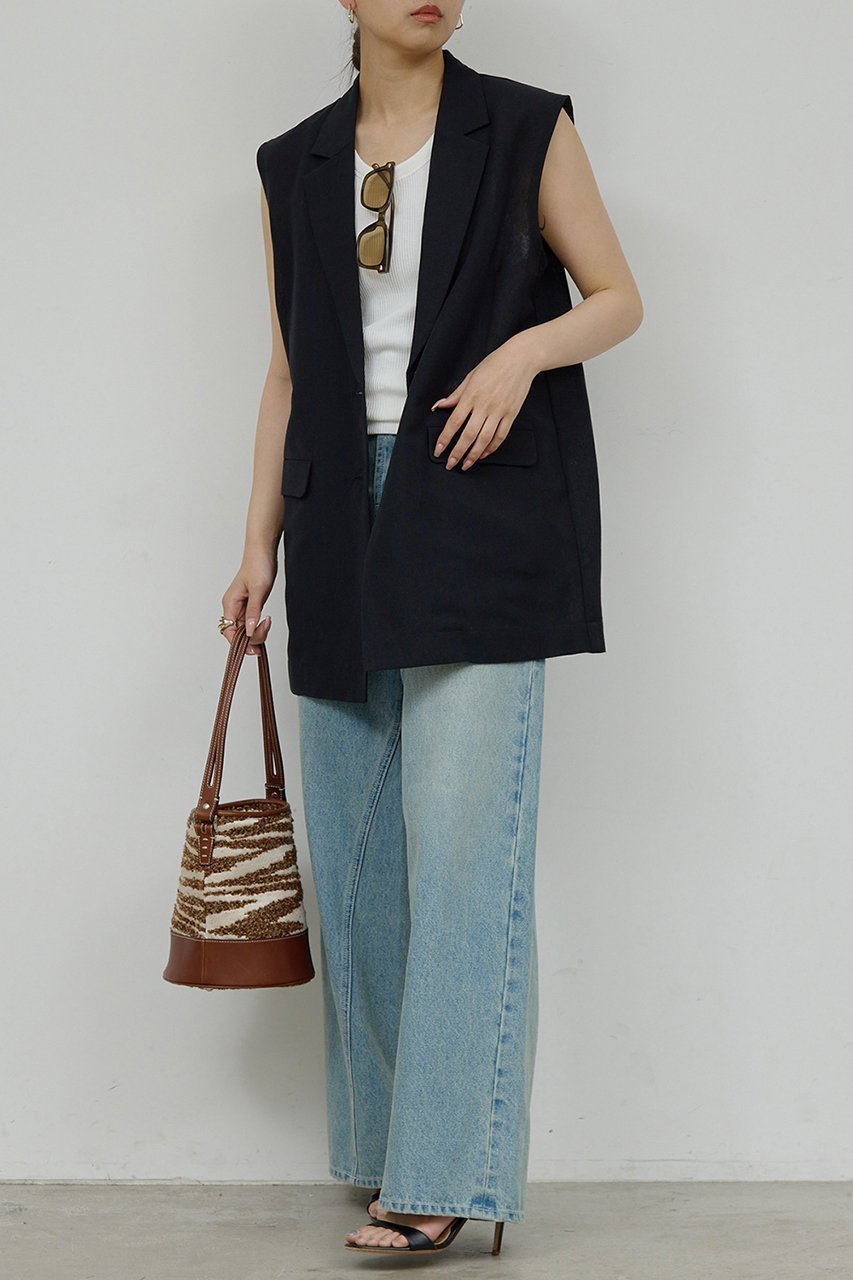 【ガリャルダガランテ/GALLARDAGALANTE】のメッシュジレ 人気、トレンドファッション・服の通販 founy(ファニー) 　ファッション　Fashion　レディースファッション　WOMEN　アウター　Coat Outerwear　ジャケット　Jackets　インナー　Inner　ジャケット　Jacket　スポーティ　Sporty　スリーブ　Sleeve　タンク　Tank　トレンド　Trend　ベスト　Vest　メッシュ　Mesh　ロング　Long　人気　Popularity　夏　Summer　NEW・新作・新着・新入荷　New Arrivals　other-2|ID: prp329100004565301 ipo3291000000032286133