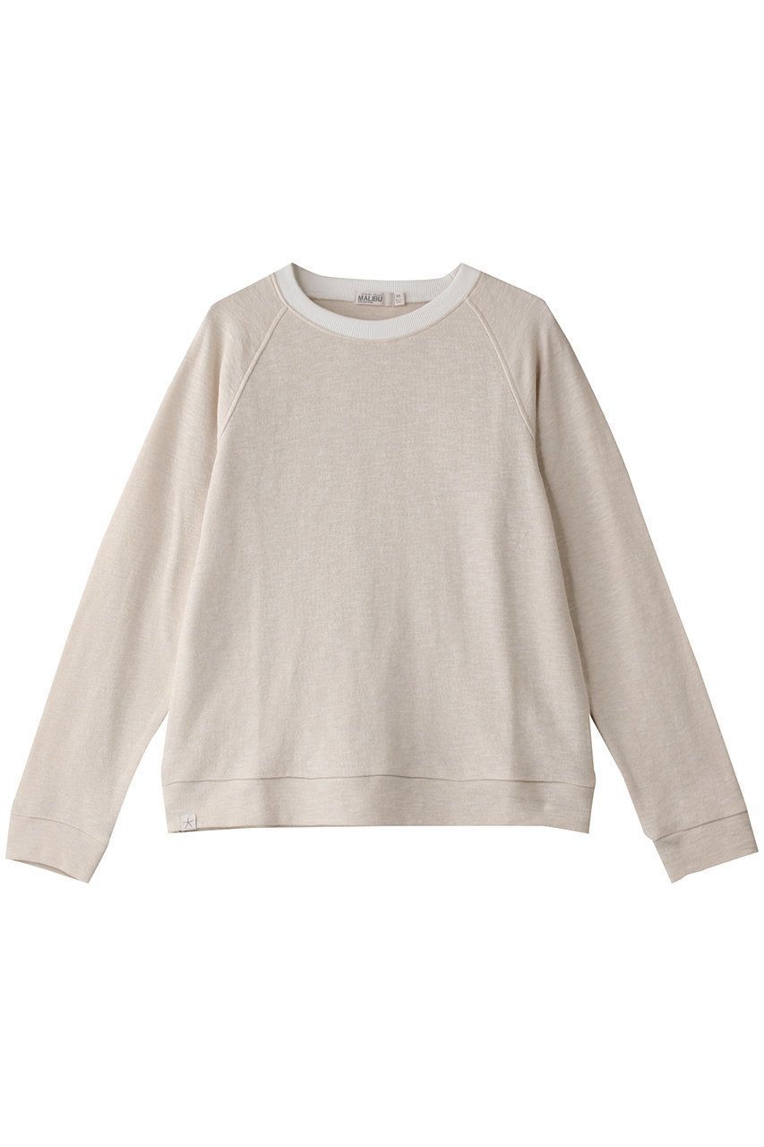 【ベアフット ドリームズ/BAREFOOT DREAMS】の【MALIBU COLLECTION】スラブ ダブルニット プルオーバー インテリア・キッズ・メンズ・レディースファッション・服の通販 founy(ファニー) 　ファッション　Fashion　レディースファッション　Fashion for Women　トップス・カットソー　Cut & Sew Tops　ニット　Knit Tops & Sweaters　カジュアルプルオーバー・ニットトップス　Pullovers & Knit Tops / Casual Pullovers　スタイリッシュ　Stylish, Fashionable　ダブル　Double, Double-Breasted　リラックス　Relax, Relaxed Fit　夏　Summer　ベージュ|ID: prp329100004565311 ipo3291000000036083398