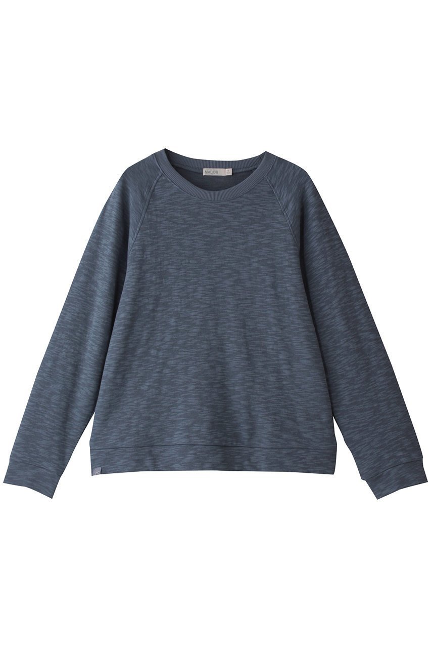 【ベアフット ドリームズ/BAREFOOT DREAMS】の【MALIBU COLLECTION】スラブ ダブルニット プルオーバー インテリア・キッズ・メンズ・レディースファッション・服の通販 founy(ファニー) 　ファッション　Fashion　レディースファッション　Fashion for Women　トップス・カットソー　Cut & Sew Tops　ニット　Knit Tops & Sweaters　カジュアルプルオーバー・ニットトップス　Pullovers & Knit Tops / Casual Pullovers　スタイリッシュ　Stylish, Fashionable　ダブル　Double, Double-Breasted　リラックス　Relax, Relaxed Fit　夏　Summer　ブルー|ID: prp329100004565311 ipo3291000000036083399