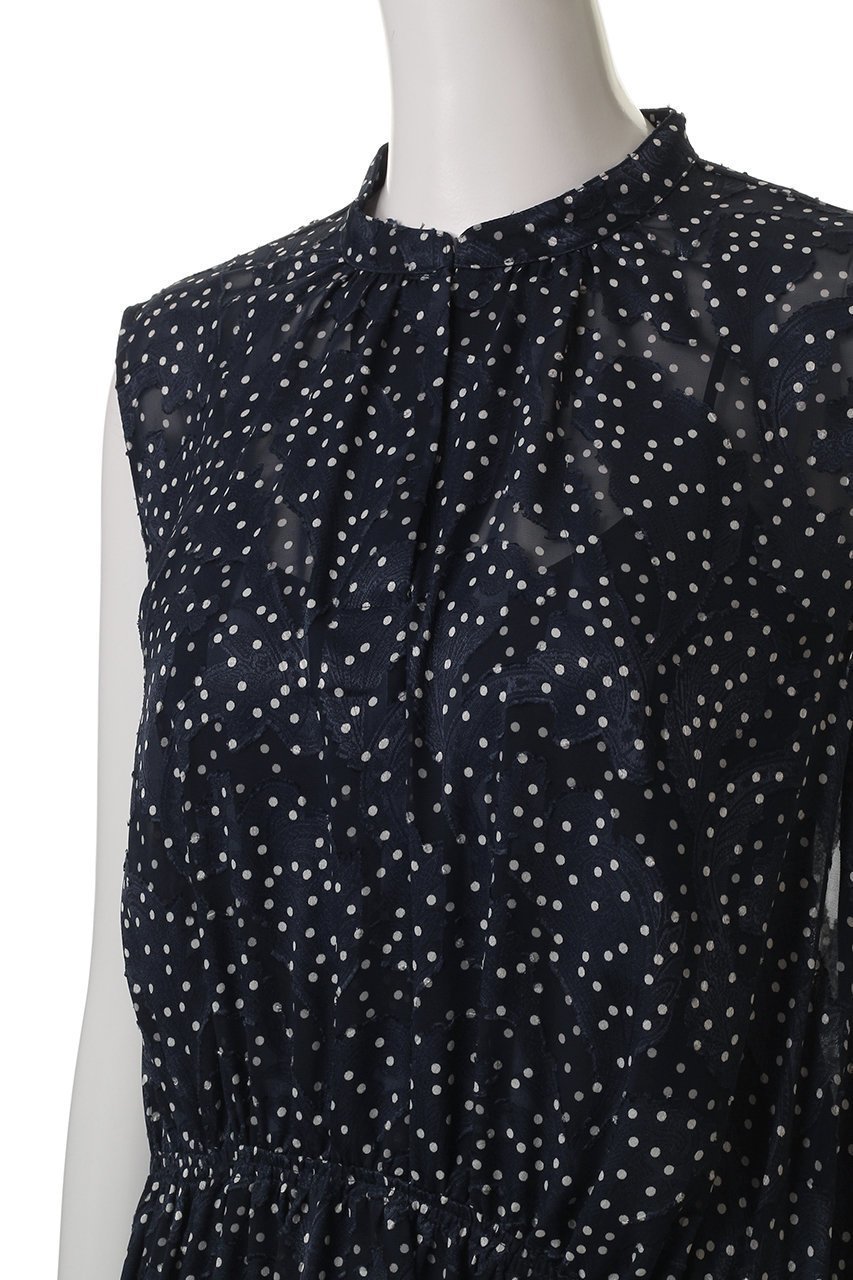 【ランバン オン ブルー/LANVIN en Bleu】のBrume Dot/Lush Gardenワンピ 人気、トレンドファッション・服の通販 founy(ファニー) 　ファッション　Fashion　レディースファッション　WOMEN　ワンピース　Dress　チュニック　Tunic　アンダー　Under　チュニック　Tunic　ドレス　Dress　フラワー　Flower　ロング　Long　夏　Summer　NEW・新作・新着・新入荷　New Arrivals　春　Spring　S/S・春夏　Ss・Spring/Summer　other-5|ID: prp329100004565316 ipo3291000000032286255