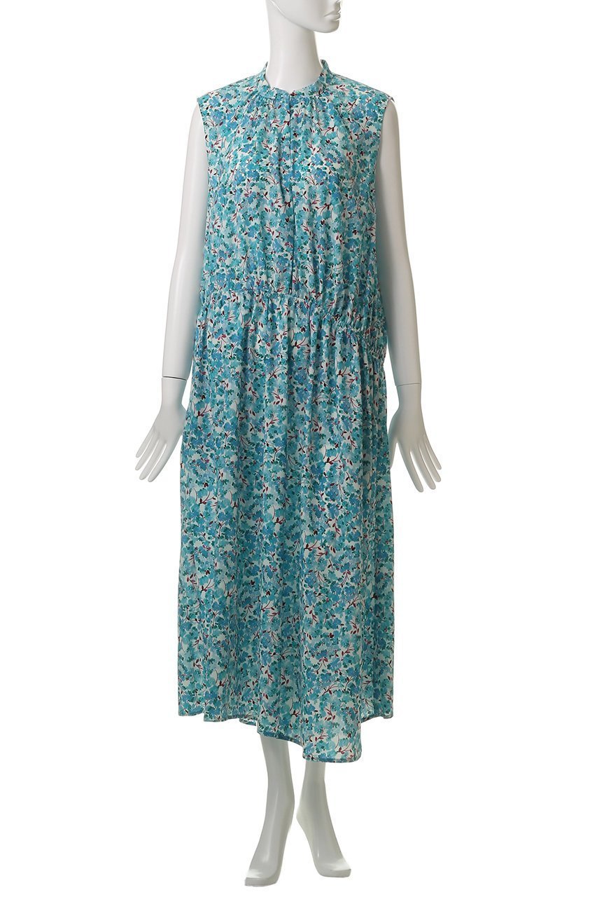 【ランバン オン ブルー/LANVIN en Bleu】のBrume Dot/Lush Gardenワンピース 人気、トレンドファッション・服の通販 founy(ファニー) 　ファッション　Fashion　レディースファッション　Fashion for Women　ワンピース　Dresses　チュニック　Tunic Tops & Dresses　アンダー　Underwear Essentials　チュニック　Tunic, Long Top　ドレス　Dress, One-Piece　フラワー　Flower, Floral　ロング　Long, Long-Length　夏　Summer　春　Spring　S/S・春夏　SS, Spring/Summer, Warm Season　other-2|ID: prp329100004565316 ipo3291000000035632944