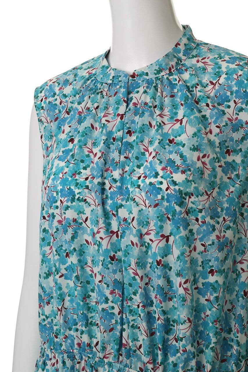 【ランバン オン ブルー/LANVIN en Bleu】のBrume Dot/Lush Gardenワンピース 人気、トレンドファッション・服の通販 founy(ファニー) 　ファッション　Fashion　レディースファッション　Fashion for Women　ワンピース　Dresses　チュニック　Tunic Tops & Dresses　アンダー　Underwear Essentials　チュニック　Tunic, Long Top　ドレス　Dress, One-Piece　フラワー　Flower, Floral　ロング　Long, Long-Length　夏　Summer　春　Spring　S/S・春夏　SS, Spring/Summer, Warm Season　other-5|ID: prp329100004565316 ipo3291000000035632947