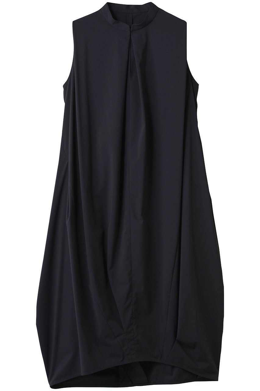 【ランバン オン ブルー/LANVIN en Bleu】のソフトタイプライターコクーンワンピース インテリア・キッズ・メンズ・レディースファッション・服の通販 founy(ファニー) 　ファッション　Fashion　レディースファッション　Fashion for Women　ワンピース　Dresses　チュニック　Tunic Tops & Dresses　タイプライター　Typewriter Fabric, Crisp Cotton　チュニック　Tunic, Long Top　ロング　Long, Long-Length　エレガント 上品　Elegant　ネイビー|ID: prp329100004565319 ipo3291000000036083418