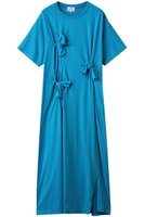 【ランバン オン ブルー/LANVIN en Bleu】のノットリボンカットソーワンピース 人気、トレンドファッション・服の通販 founy(ファニー) ファッション Fashion レディースファッション WOMEN ワンピース Dress チュニック Tunic アシンメトリー Asymmetry ギャザー Gather スリット Slit チュニック Tunic フェミニン Feminine リボン Ribbon ロング Long NEW・新作・新着・新入荷 New Arrivals |ID:prp329100004565320