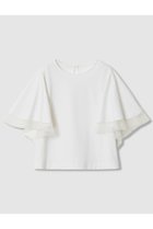 【アナイ/ANAYI】のポンチオーガン使いフレア袖 プルオーバー ホワイト|ID: prp329100004565329 ipo3291000000032286367