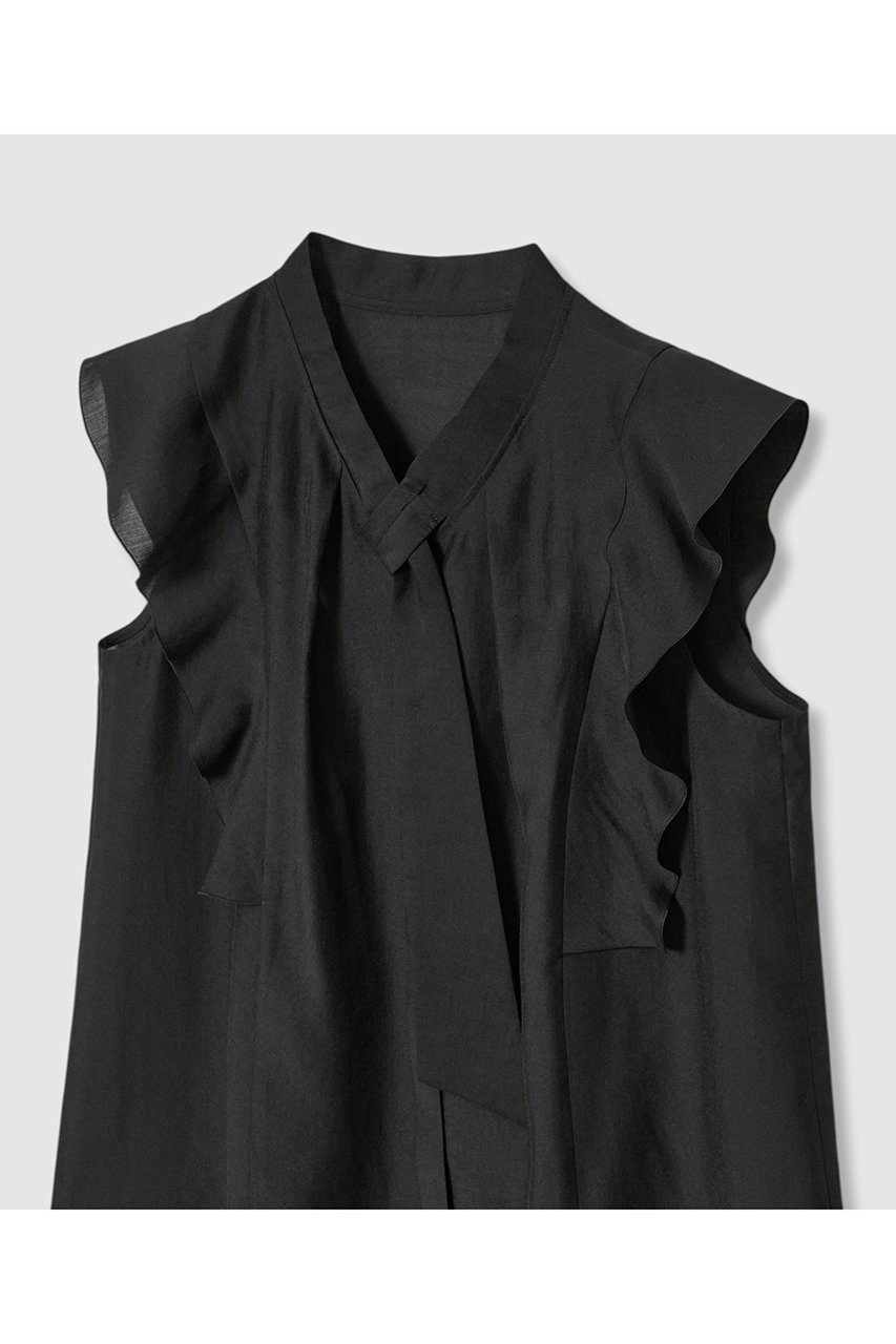 【アナイ/ANAYI】のシアーオーガンジーボウタイ ブラウス 人気、トレンドファッション・服の通販 founy(ファニー) 　ファッション　Fashion　レディースファッション　WOMEN　トップス・カットソー　Tops/Tshirt　キャミソール / ノースリーブ　No Sleeves　シャツ/ブラウス　Shirts/Blouses　オーガンジー　Organdy　ノースリーブ　No Sleeve　エレガント 上品　Elegant　NEW・新作・新着・新入荷　New Arrivals　other-3|ID: prp329100004565334 ipo3291000000032286429