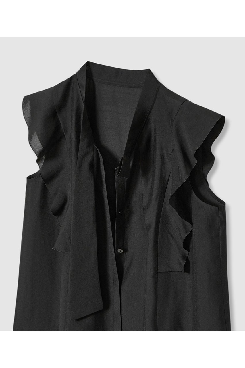 【アナイ/ANAYI】のシアーオーガンジーボウタイ ブラウス 人気、トレンドファッション・服の通販 founy(ファニー) 　ファッション　Fashion　レディースファッション　WOMEN　トップス・カットソー　Tops/Tshirt　キャミソール / ノースリーブ　No Sleeves　シャツ/ブラウス　Shirts/Blouses　オーガンジー　Organdy　ノースリーブ　No Sleeve　エレガント 上品　Elegant　NEW・新作・新着・新入荷　New Arrivals　other-4|ID: prp329100004565334 ipo3291000000032286430