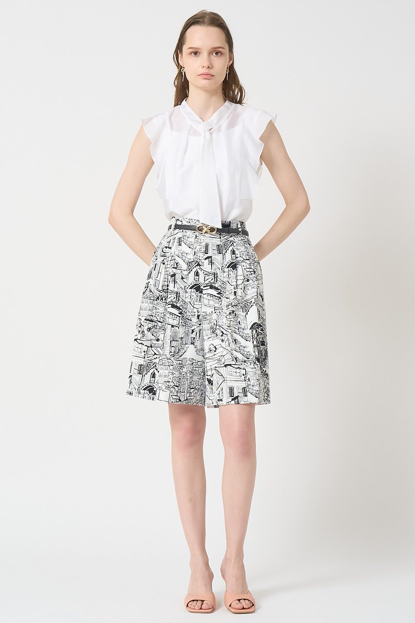 【アナイ/ANAYI】のシアーオーガンジーボウタイ ブラウス 人気、トレンドファッション・服の通販 founy(ファニー) 　ファッション　Fashion　レディースファッション　Fashion for Women　トップス・カットソー　Cut & Sew Tops　キャミソール&ノースリーブ　Camisoles & Sleeveless Tops　シャツ・ブラウス・オフィスカジュアル　Elegant Blouses & Button-Ups　オーガンジー　Organza Fabric　ノースリーブ　Sleeveless, No-Sleeve　エレガント 上品　Elegant　other-3|ID: prp329100004565334 ipo3291000000033706678