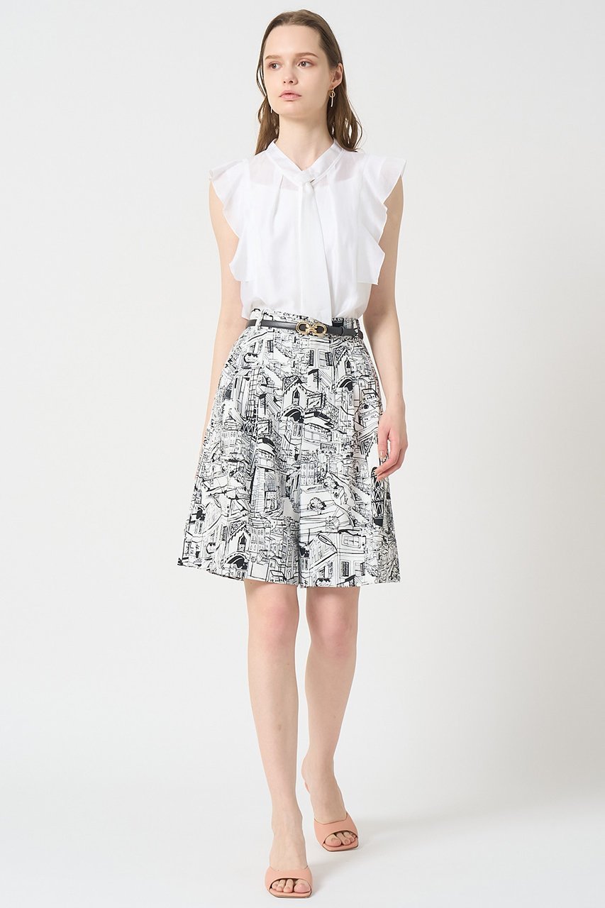 【アナイ/ANAYI】のシアーオーガンジーボウタイ ブラウス 人気、トレンドファッション・服の通販 founy(ファニー) 　ファッション　Fashion　レディースファッション　Fashion for Women　トップス・カットソー　Cut & Sew Tops　キャミソール&ノースリーブ　Camisoles & Sleeveless Tops　シャツ・ブラウス・オフィスカジュアル　Elegant Blouses & Button-Ups　オーガンジー　Organza Fabric　ノースリーブ　Sleeveless, No-Sleeve　エレガント 上品　Elegant　other-4|ID: prp329100004565334 ipo3291000000033706679