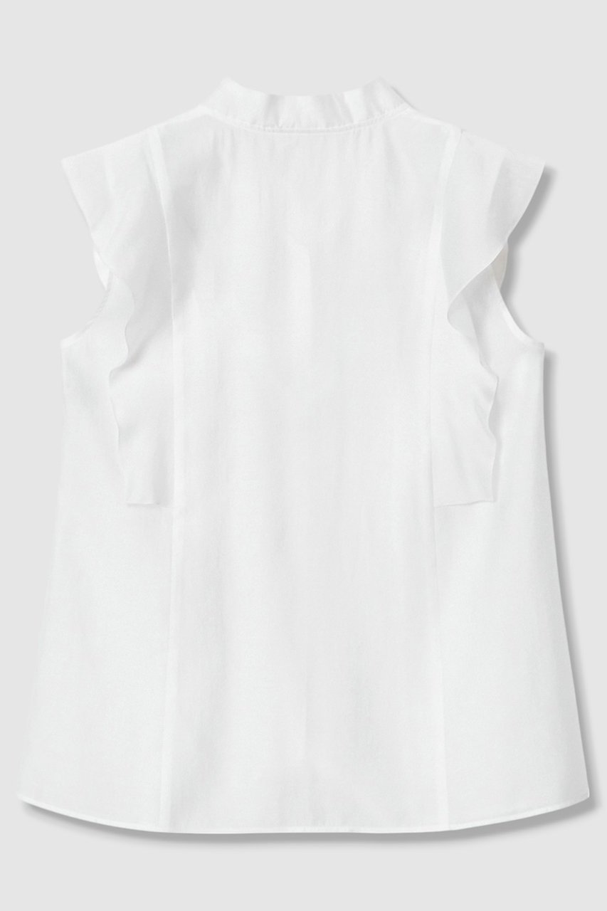 【アナイ/ANAYI】のシアーオーガンジーボウタイ ブラウス 人気、トレンドファッション・服の通販 founy(ファニー) ファッション Fashion レディースファッション Fashion for Women トップス・カットソー Cut & Sew Tops キャミソール&ノースリーブ Camisoles & Sleeveless Tops シャツ・ブラウス・オフィスカジュアル Elegant Blouses & Button-Ups オーガンジー Organza Fabric ノースリーブ Sleeveless, No-Sleeve エレガント 上品 Elegant other-2|ID: prp329100004565334 ipo3291000000035724162