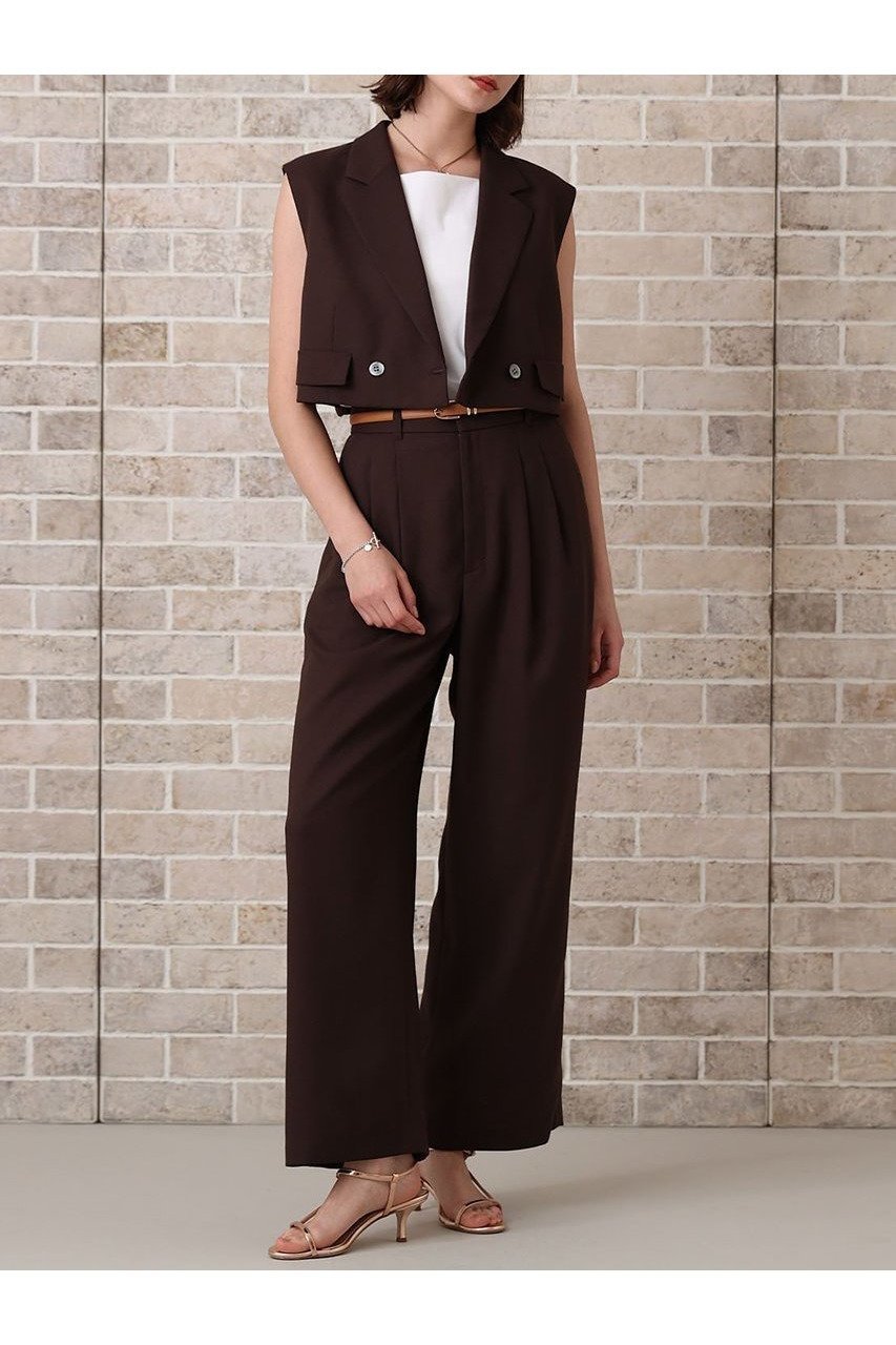 【アナイ/ANAYI】のリネンライクビエラタックパンツ 人気、トレンドファッション・服の通販 founy(ファニー) 　ファッション　Fashion　レディースファッション　WOMEN　パンツ　Pants　おすすめ　Recommend　コンパクト　Compact　サテン　Satin　ジャケット　Jacket　セットアップ　Set Up　バランス　Balance　リネン　Linen　ワイド　Wide　半袖　Short Sleeve　NEW・新作・新着・新入荷　New Arrivals　other-8|ID: prp329100004565337 ipo3291000000032286453