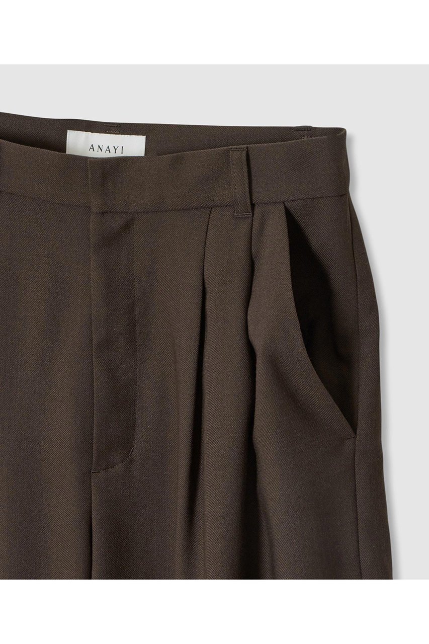 【アナイ/ANAYI】のリネンライクビエラタックパンツ 人気、トレンドファッション・服の通販 founy(ファニー) 　ファッション　Fashion　レディースファッション　Fashion for Women　パンツ　Pants & Trousers　おすすめ　Recommended / Our Picks　コンパクト　Compact, Small Size　サテン　Satin, Glossy Fabric　ジャケット　Jacket, Outerwear　セットアップ　Set-Up, Coordinated Outfit　バランス　Balance, Style Balance　リネン　Linen, Linen Fabric　ワイド　Wide, Wide Fit　再入荷　Restock / Back in Stock　半袖　Short Sleeve, Half Sleeve　other-3|ID: prp329100004565337 ipo3291000000035053350