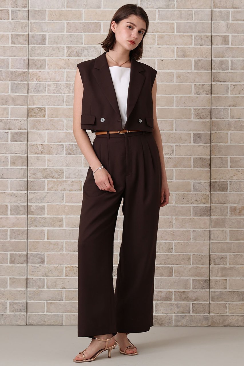 【アナイ/ANAYI】のリネンライクビエラショートジレ 人気、トレンドファッション・服の通販 founy(ファニー) 　ファッション　Fashion　レディースファッション　Fashion for Women　アウター　Coat / Outerwear Collection　レディースジャケット・軽アウター　Jackets　おすすめ　Recommended / Our Picks　ジャケット　Jacket, Outerwear　スリーブ　Sleeve, Long Sleeve / Short Sleeve　セットアップ　Set-Up, Coordinated Outfit　テーラード　Tailored, Tailored Fit　バランス　Balance, Style Balance　フレンチ　French, French Style　ベスト　Vest, Waistcoat　リゾート　Resort, Vacation Style　リネン　Linen, Linen Fabric　ビジネス 仕事 通勤　Business / Work / Commuting　other-6|ID: prp329100004565339 ipo3291000000035498006