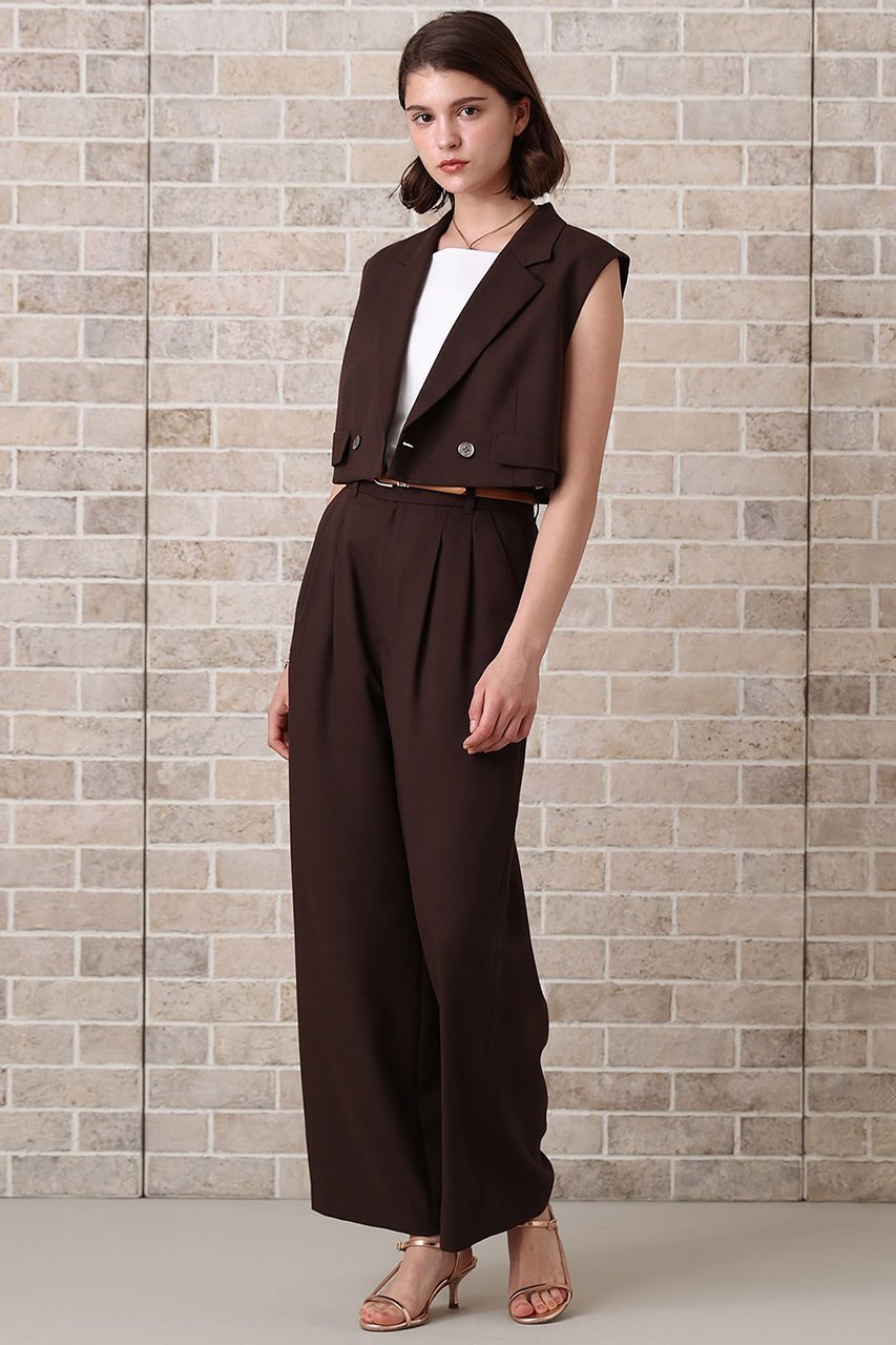 【アナイ/ANAYI】のリネンライクビエラショートジレ 人気、トレンドファッション・服の通販 founy(ファニー) 　ファッション　Fashion　レディースファッション　Fashion for Women　アウター　Coat / Outerwear Collection　レディースジャケット・軽アウター　Jackets　おすすめ　Recommended / Our Picks　ジャケット　Jacket, Outerwear　スリーブ　Sleeve, Long Sleeve / Short Sleeve　セットアップ　Set-Up, Coordinated Outfit　テーラード　Tailored, Tailored Fit　バランス　Balance, Style Balance　フレンチ　French, French Style　ベスト　Vest, Waistcoat　リゾート　Resort, Vacation Style　リネン　Linen, Linen Fabric　ビジネス 仕事 通勤　Business / Work / Commuting　other-7|ID: prp329100004565339 ipo3291000000035498009