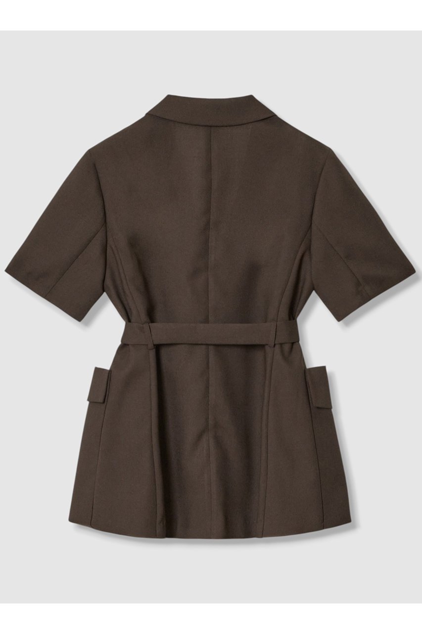 【アナイ/ANAYI】のリネンライクビエラ半袖 ジャケット 人気、トレンドファッション・服の通販 founy(ファニー) 　ファッション　Fashion　レディースファッション　WOMEN　アウター　Coat Outerwear　ジャケット　Jackets　おすすめ　Recommend　エレガント 上品　Elegant　カーディガン　Cardigan　コンパクト　Compact　ジャケット　Jacket　セットアップ　Set Up　ポケット　Pocket　リネン　Linen　半袖　Short Sleeve　NEW・新作・新着・新入荷　New Arrivals　other-2|ID: prp329100004565341 ipo3291000000032286477