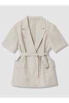 【アナイ/ANAYI】のリネンライクビエラ半袖 ジャケット 人気、トレンドファッション・服の通販 founy(ファニー) ファッション Fashion レディースファッション Fashion for Women アウター Coat / Outerwear Collection レディースジャケット・軽アウター Jackets おすすめ Recommended / Our Picks エレガント 上品 Elegant カーディガン Cardigan, Knitwear コンパクト Compact, Small Size ジャケット Jacket, Outerwear セットアップ Set-Up, Coordinated Outfit ポケット Pocket, Pocket Detail リネン Linen, Linen Fabric 再入荷 Restock / Back in Stock 半袖 Short Sleeve, Half Sleeve thumbnail ベージュ|ID: prp329100004565341 ipo3291000000035053358