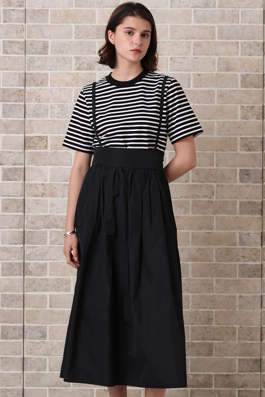 【アナイ/ANAYI】のマイクロタフタサロペット スカート 人気、トレンドファッション・服の通販 founy(ファニー) 　ファッション　Fashion　レディースファッション　Fashion for Women　スカート　Skirts　ロングスカート　Long Skirts / Maxi & Midi Skirts　エレガント 上品　Elegant　シャンブレー　Chambray, Denim-Like Fabric　タフタ　Taffeta, Structured Fabric　ロング　Long, Long-Length　other-7|ID: prp329100004565343 ipo3291000000032812448