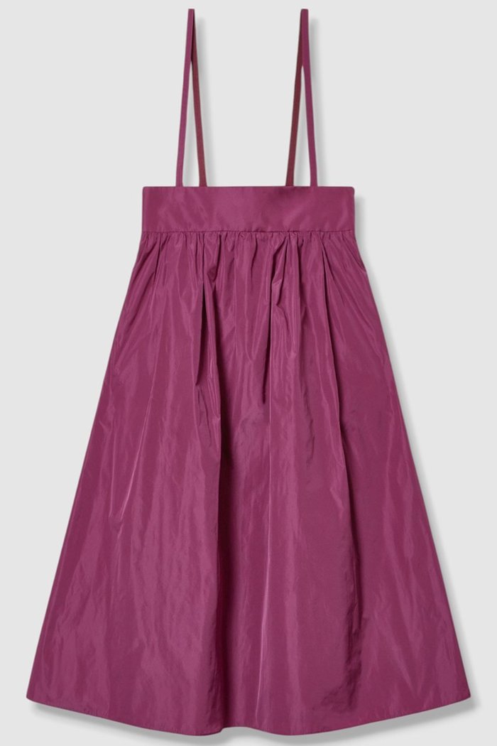 【アナイ/ANAYI】のマイクロタフタサロペット スカート インテリア・キッズ・メンズ・レディースファッション・服の通販 founy(ファニー) https://founy.com/ ファッション Fashion レディースファッション Fashion for Women スカート Skirts ロングスカート Long Skirts / Maxi & Midi Skirts エレガント 上品 Elegant シャンブレー Chambray, Denim-Like Fabric タフタ Taffeta, Structured Fabric ロング Long, Long-Length 再入荷 Restock / Back in Stock |ID: prp329100004565343 ipo3291000000035058378