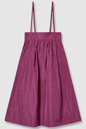 【アナイ/ANAYI】 マイクロタフタサロペット スカート人気、トレンドファッション・服の通販 founy(ファニー) ファッション Fashion レディースファッション Fashion for Women スカート Skirts ロングスカート Long Skirts / Maxi & Midi Skirts エレガント 上品 Elegant シャンブレー Chambray, Denim-Like Fabric タフタ Taffeta, Structured Fabric ロング Long, Long-Length |ID:prp329100004565343