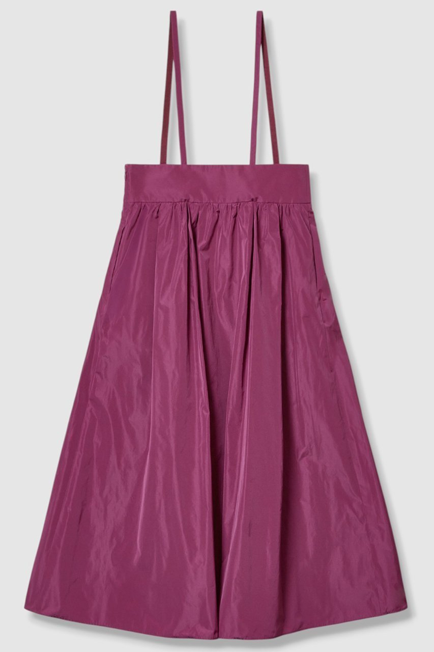 【アナイ/ANAYI】のマイクロタフタサロペット スカート 人気、トレンドファッション・服の通販 founy(ファニー) 　ファッション　Fashion　レディースファッション　Fashion for Women　スカート　Skirts　ロングスカート　Long Skirts / Maxi & Midi Skirts　エレガント 上品　Elegant　シャンブレー　Chambray, Denim-Like Fabric　タフタ　Taffeta, Structured Fabric　ロング　Long, Long-Length　other-2|ID: prp329100004565343 ipo3291000000035950380