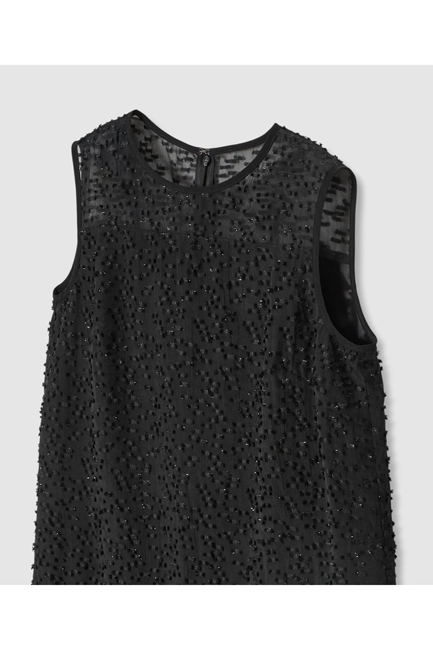【アナイ/ANAYI】のラメカットジャガードミニ ワンピース 人気、トレンドファッション・服の通販 founy(ファニー) 　ファッション　Fashion　レディースファッション　WOMEN　ワンピース　Dress　チュニック　Tunic　おすすめ　Recommend　アクセサリー　Accessories　ギャザー　Gather　シアー　Sheer　ジャカード　Jacquard　チュニック　Tunic　パール　Pearl　フレア　Flare　ヨーク　Yoke　エレガント 上品　Elegant　夏　Summer　NEW・新作・新着・新入荷　New Arrivals　other-3|ID: prp329100004565344 ipo3291000000032286509