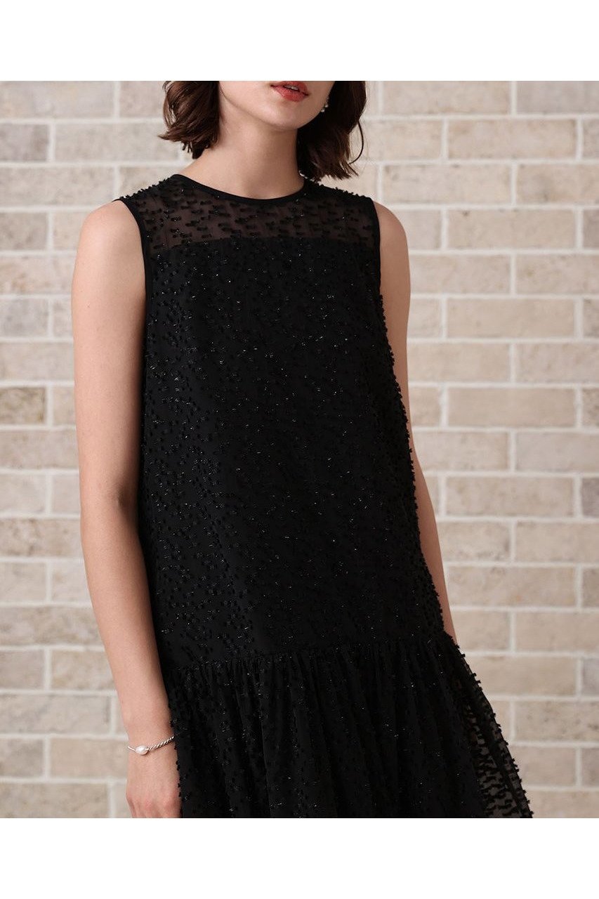 【アナイ/ANAYI】のラメカットジャガードミニ ワンピース 人気、トレンドファッション・服の通販 founy(ファニー) 　ファッション　Fashion　レディースファッション　WOMEN　ワンピース　Dress　チュニック　Tunic　おすすめ　Recommend　アクセサリー　Accessories　ギャザー　Gather　シアー　Sheer　ジャカード　Jacquard　チュニック　Tunic　パール　Pearl　フレア　Flare　ヨーク　Yoke　エレガント 上品　Elegant　夏　Summer　NEW・新作・新着・新入荷　New Arrivals　other-7|ID: prp329100004565344 ipo3291000000032286518