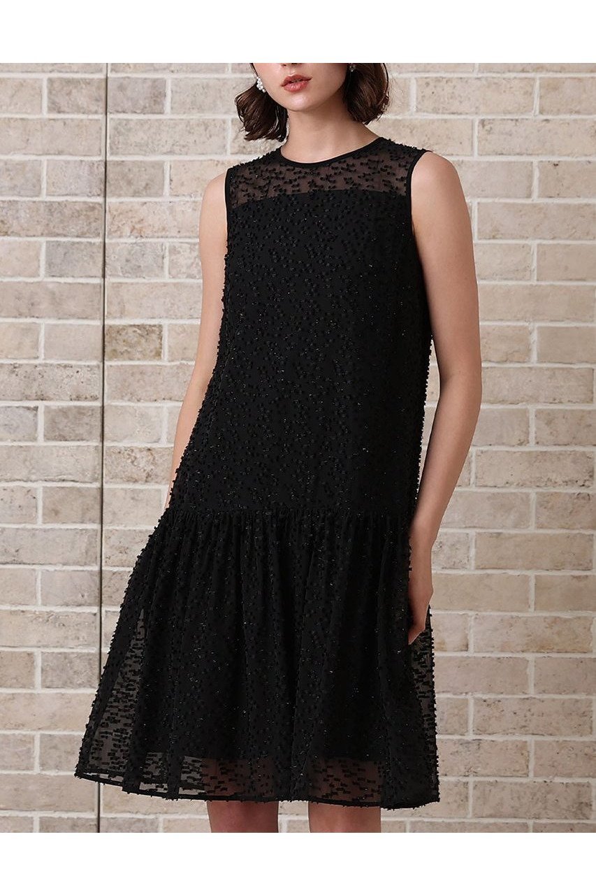 【アナイ/ANAYI】のラメカットジャガードミニ ワンピース 人気、トレンドファッション・服の通販 founy(ファニー) 　ファッション　Fashion　レディースファッション　WOMEN　ワンピース　Dress　チュニック　Tunic　おすすめ　Recommend　アクセサリー　Accessories　ギャザー　Gather　シアー　Sheer　ジャカード　Jacquard　チュニック　Tunic　パール　Pearl　フレア　Flare　ヨーク　Yoke　エレガント 上品　Elegant　夏　Summer　NEW・新作・新着・新入荷　New Arrivals　other-8|ID: prp329100004565344 ipo3291000000032286520