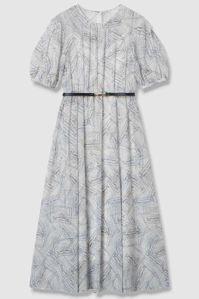 【アナイ/ANAYI】のチケットプリントスリットスリーブ ワンピース インテリア・キッズ・メンズ・レディースファッション・服の通販 founy(ファニー) https://founy.com/ ファッション Fashion レディースファッション Fashion for Women ワンピース Dresses チュニック Tunic Tops & Dresses おすすめ Recommended / Our Picks キャミソール Camisole, Spaghetti Strap Top シフォン Chiffon, Lightweight Fabric スリット Slit, Slit Detail スリーブ Sleeve, Long Sleeve / Short Sleeve チュニック Tunic, Long Top プリント Print, Printed Pattern ペチコート Petticoat, Underskirt 夏 Summer |ID: prp329100004565346 ipo3291000000032812449