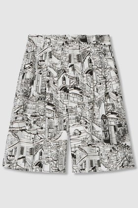 【アナイ/ANAYI】のシティスケーププリントハーフパンツ 人気、トレンドファッション・服の通販 founy(ファニー) ファッション Fashion レディースファッション Fashion for Women パンツ Pants & Trousers ショートパンツ・ハーフパンツ High-Waisted & Relaxed Shorts ショート Short, Short Length シンプル Simple, Minimal ジャケット Jacket, Outerwear スラックス Slacks, Dress Pants バランス Balance, Style Balance プリント Print, Printed Pattern モダン Modern, Contemporary モノトーン Monotone, Black and White リラックス Relax, Relaxed Fit 夏 Summer |ID:prp329100004565351