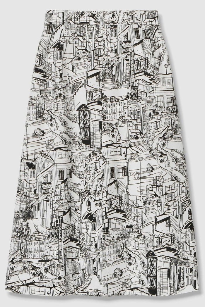 【アナイ/ANAYI】のシティスケーププリントAライン スカート インテリア・キッズ・メンズ・レディースファッション・服の通販 founy(ファニー) https://founy.com/ ファッション Fashion レディースファッション Fashion for Women スカート Skirts Aライン・フレアスカート A-Line & Flared Skirts グログラン Grosgrain, Grosgrain Ribbon サンダル Sandals, Summer Shoes シンプル Simple, Minimal スリット Slit, Slit Detail バランス Balance, Style Balance プリント Print, Printed Pattern モダン Modern, Contemporary モノトーン Monotone, Black and White 夏 Summer |ID: prp329100004565352 ipo3291000000032812478