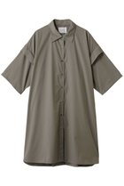 【ミディウミソリッド/MIDIUMISOLID】のtuck shoulder wide shirt.S シャツ khaki|ID: prp329100004565353 ipo3291000000032286620