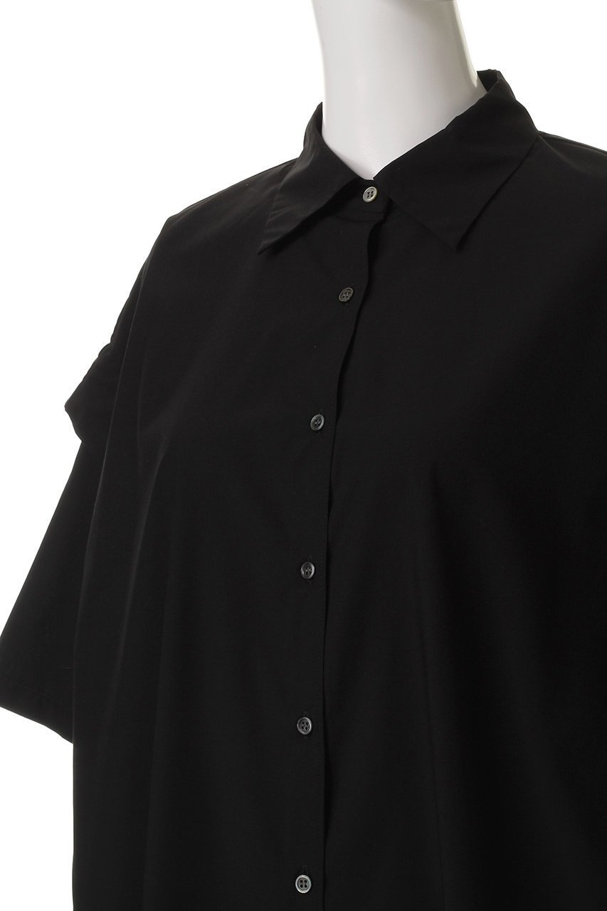 【ミディウミソリッド/MIDIUMISOLID】のtuck shoulder wide shirt.S シャツ 人気、トレンドファッション・服の通販 founy(ファニー) 　ファッション　Fashion　レディースファッション　WOMEN　トップス・カットソー　Tops/Tshirt　シャツ/ブラウス　Shirts/Blouses　おすすめ　Recommend　ショルダー　Shoulder　ショート　Short　スリーブ　Sleeve　ビッグ　Big　夏　Summer　NEW・新作・新着・新入荷　New Arrivals　春　Spring　S/S・春夏　Ss・Spring/Summer　羽織　Haori　other-5|ID: prp329100004565353 ipo3291000000032286628
