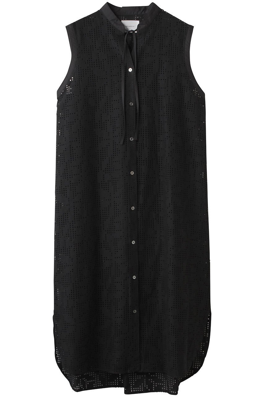 【ミディウミソリッド/MIDIUMISOLID】のlace n/slv shirt OP ワンピース インテリア・キッズ・メンズ・レディースファッション・服の通販 founy(ファニー) 　ファッション　Fashion　レディースファッション　Fashion for Women　ワンピース　Dresses　チュニック　Tunic Tops & Dresses　チュニック　Tunic, Long Top　パーティ　Party, Party Style　フェミニン　Feminine, Girly　リュクス　Luxury, Elegant, High-End, Chic　レース　Lace, Lace Fabric　ロング　Long, Long-Length　black|ID: prp329100004565355 ipo3291000000035061929