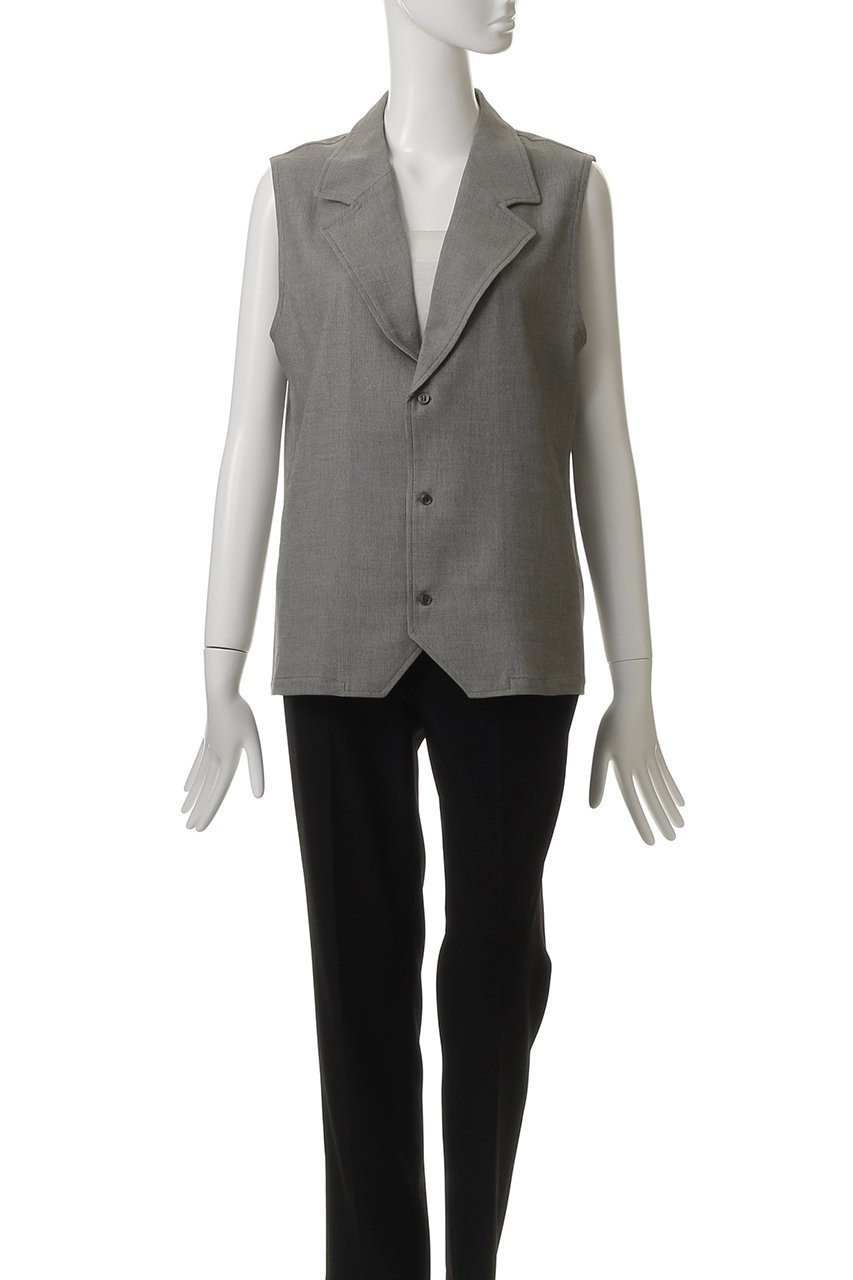 【ミディウミソリッド/MIDIUMISOLID】のtailored gilet.M ジレ 人気、トレンドファッション・服の通販 founy(ファニー) 　ファッション　Fashion　レディースファッション　WOMEN　アウター　Coat Outerwear　ジャケット　Jackets　おすすめ　Recommend　ジャケット　Jacket　スタイリッシュ　Stylish　ベスト　Vest　夏　Summer　NEW・新作・新着・新入荷　New Arrivals　春　Spring　S/S・春夏　Ss・Spring/Summer　other-2|ID: prp329100004565356 ipo3291000000032286642
