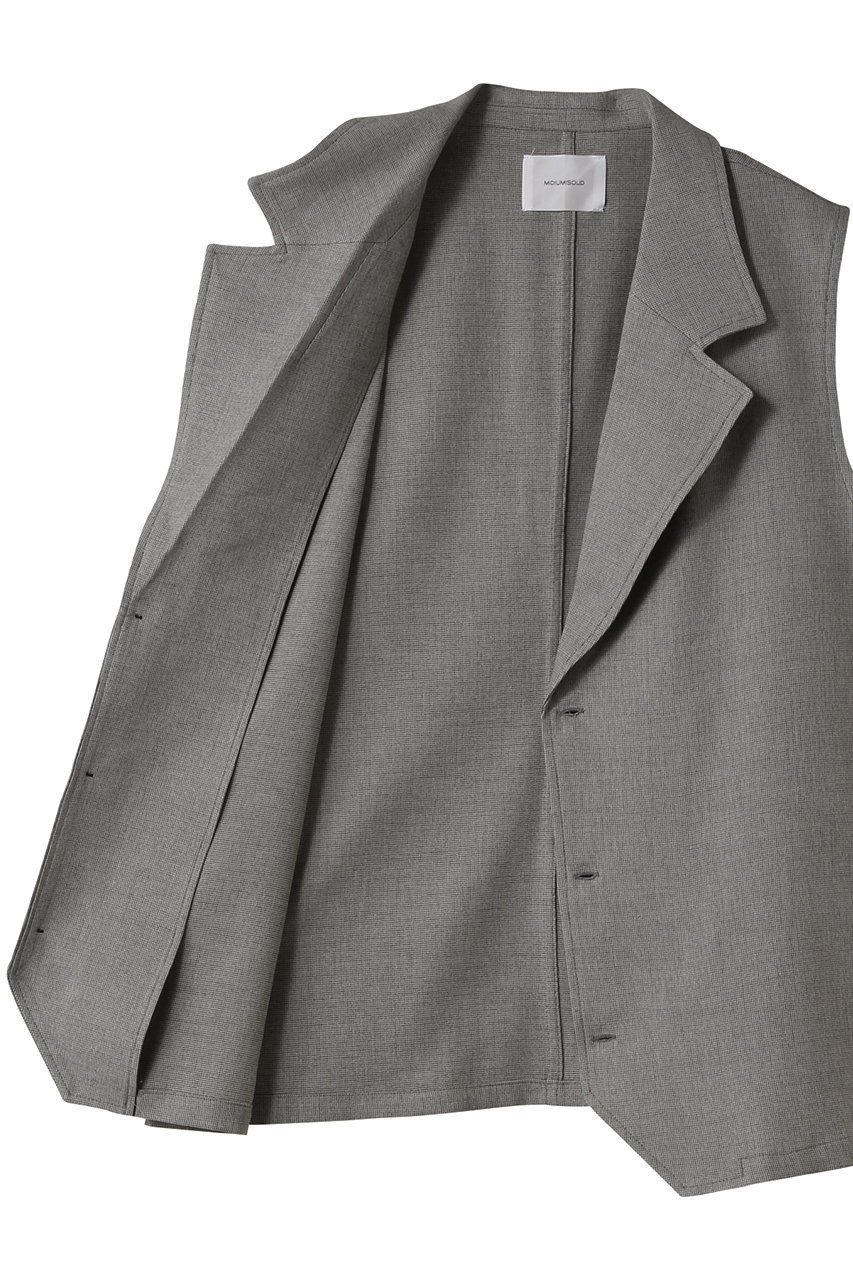 【ミディウミソリッド/MIDIUMISOLID】のtailored gilet.M ジレ 人気、トレンドファッション・服の通販 founy(ファニー) 　ファッション　Fashion　レディースファッション　WOMEN　アウター　Coat Outerwear　ジャケット　Jackets　おすすめ　Recommend　ジャケット　Jacket　スタイリッシュ　Stylish　ベスト　Vest　夏　Summer　NEW・新作・新着・新入荷　New Arrivals　春　Spring　S/S・春夏　Ss・Spring/Summer　other-6|ID: prp329100004565356 ipo3291000000032286650