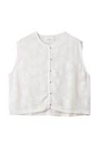 【ミディウミソリッド/MIDIUMISOLID】のcut jaquard lace vest.S ベスト 人気、トレンドファッション・服の通販 founy(ファニー) ファッション Fashion レディースファッション WOMEN アウター Coat Outerwear ジャケット Jackets キュプラ Cupra コンパクト Compact ジャケット Jacket ファブリック Fabric フォルム Form ベスト Vest ボトム Bottom リュクス Luxe レース Race NEW・新作・新着・新入荷 New Arrivals thumbnail off white|ID: prp329100004565357 ipo3291000000032286653