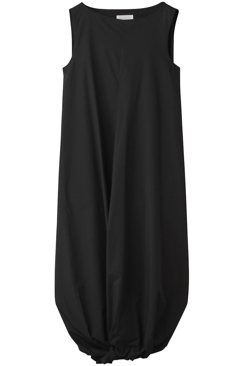 【ミディウミソリッド/MIDIUMISOLID】のn/slv twisted hem OP.S ワンピース インテリア・キッズ・メンズ・レディースファッション・服の通販 founy(ファニー) 　ファッション　Fashion　レディースファッション　WOMEN　ワンピース　Dress　チュニック　Tunic　シューズ　Shoes　スリット　Slit　チュニック　Tunic　ツイスト　Twist　バルーン　Balloon　フォルム　Form　ロング　Long　NEW・新作・新着・新入荷　New Arrivals　black|ID: prp329100004565359 ipo3291000000032286667