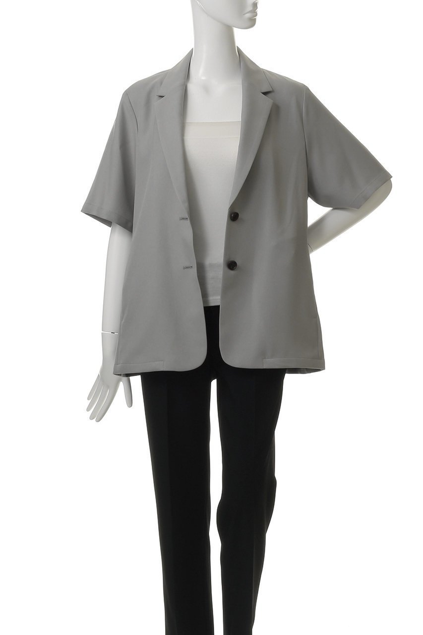 【ミディウミソリッド/MIDIUMISOLID】のh/slv tailored JK.M ジャケット 人気、トレンドファッション・服の通販 founy(ファニー) 　ファッション　Fashion　レディースファッション　Fashion for Women　アウター　Coat / Outerwear Collection　レディースジャケット・軽アウター　Jackets　ジャケット　Jacket, Outerwear　スラックス　Slacks, Dress Pants　デニム　Denim, Jeans Material　フォルム　Silhouette, Form　夏　Summer　春　Spring　S/S・春夏　SS, Spring/Summer, Warm Season　other-7|ID: prp329100004565361 ipo3291000000032812411