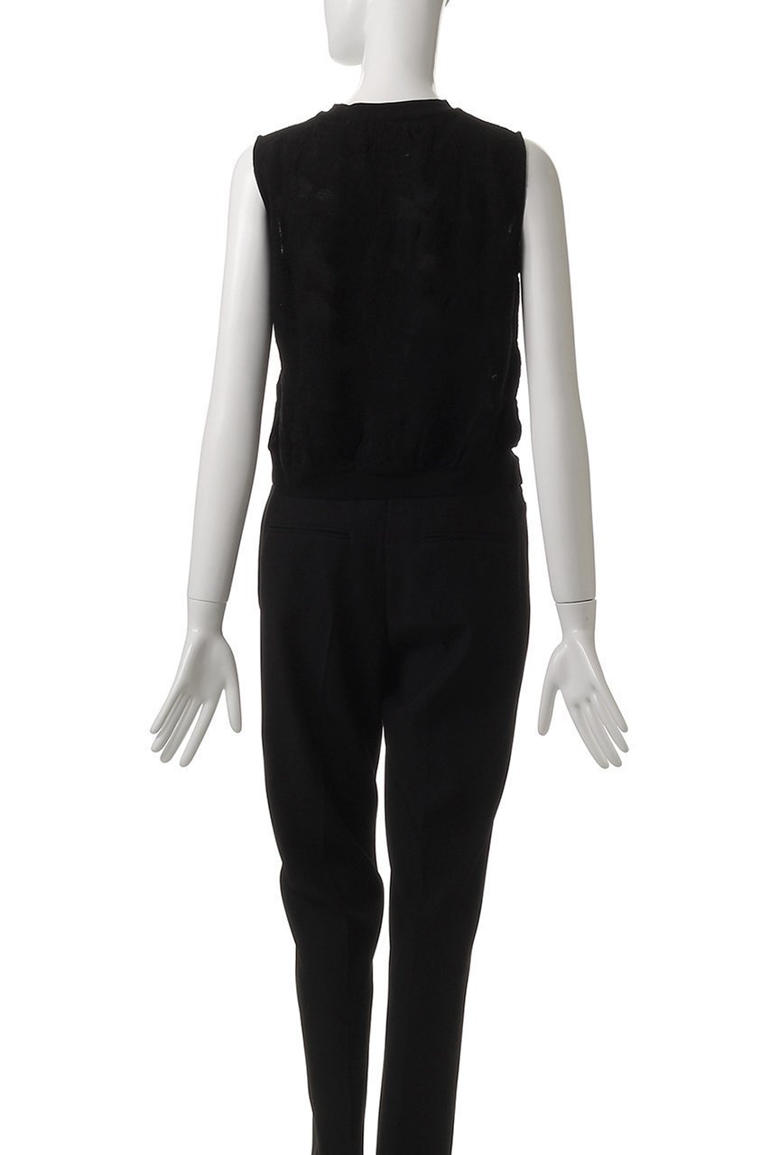 【ミディウミソリッド/MIDIUMISOLID】のn/slv cut jaquard lace top.S トップ 人気、トレンドファッション・服の通販 founy(ファニー) 　ファッション　Fashion　レディースファッション　Fashion for Women　トップス・カットソー　Cut & Sew Tops　キャミソール&ノースリーブ　Camisoles & Sleeveless Tops　シャツ・ブラウス・オフィスカジュアル　Elegant Blouses & Button-Ups　インナー　Innerwear　キュプラ　Cupro, Eco Fabric　コンパクト　Compact, Small Size　ジャカード／ジャガード　Jacquard, Woven Pattern　ノースリーブ　Sleeveless, No-Sleeve　ボトム　Bottoms, Lower Wear　リュクス　Luxury, Elegant, High-End, Chic　レース　Lace, Lace Fabric　ワイド　Wide, Wide Fit　人気　Popular, Best Seller　other-4|ID: prp329100004565364 ipo3291000000035062880