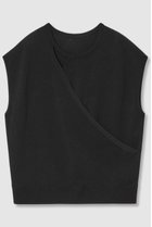 【アナイ/ANAYI】のアシメカシュクールプルオーバー ブラック|ID: prp329100004565370 ipo3291000000032286741