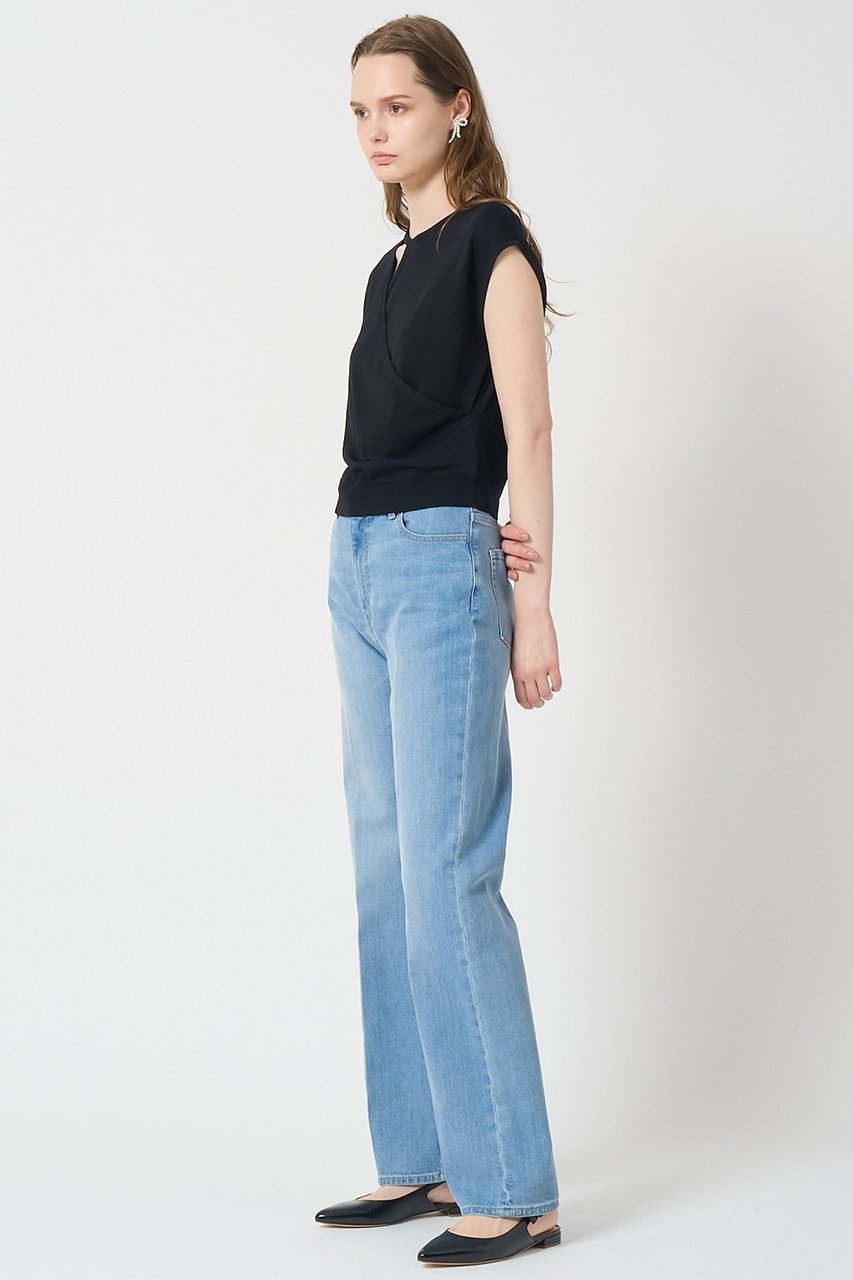 【アナイ/ANAYI】のアシメカシュクールプルオーバー 人気、トレンドファッション・服の通販 founy(ファニー) 　ファッション　Fashion　レディースファッション　Fashion for Women　トップス・カットソー　Cut & Sew Tops　ニット　Knit Tops & Sweaters　カジュアルプルオーバー・ニットトップス　Pullovers & Knit Tops / Casual Pullovers　アシンメトリー　Asymmetrical Style　インナー　Innerwear　ジャケット　Jacket, Outerwear　スリーブ　Sleeve, Long Sleeve / Short Sleeve　ドロップ　Drop Shoulder, Dropped Style　フレンチ　French, French Style　ボトム　Bottoms, Lower Wear　エレガント 上品　Elegant　other-8|ID: prp329100004565370 ipo3291000000033706701