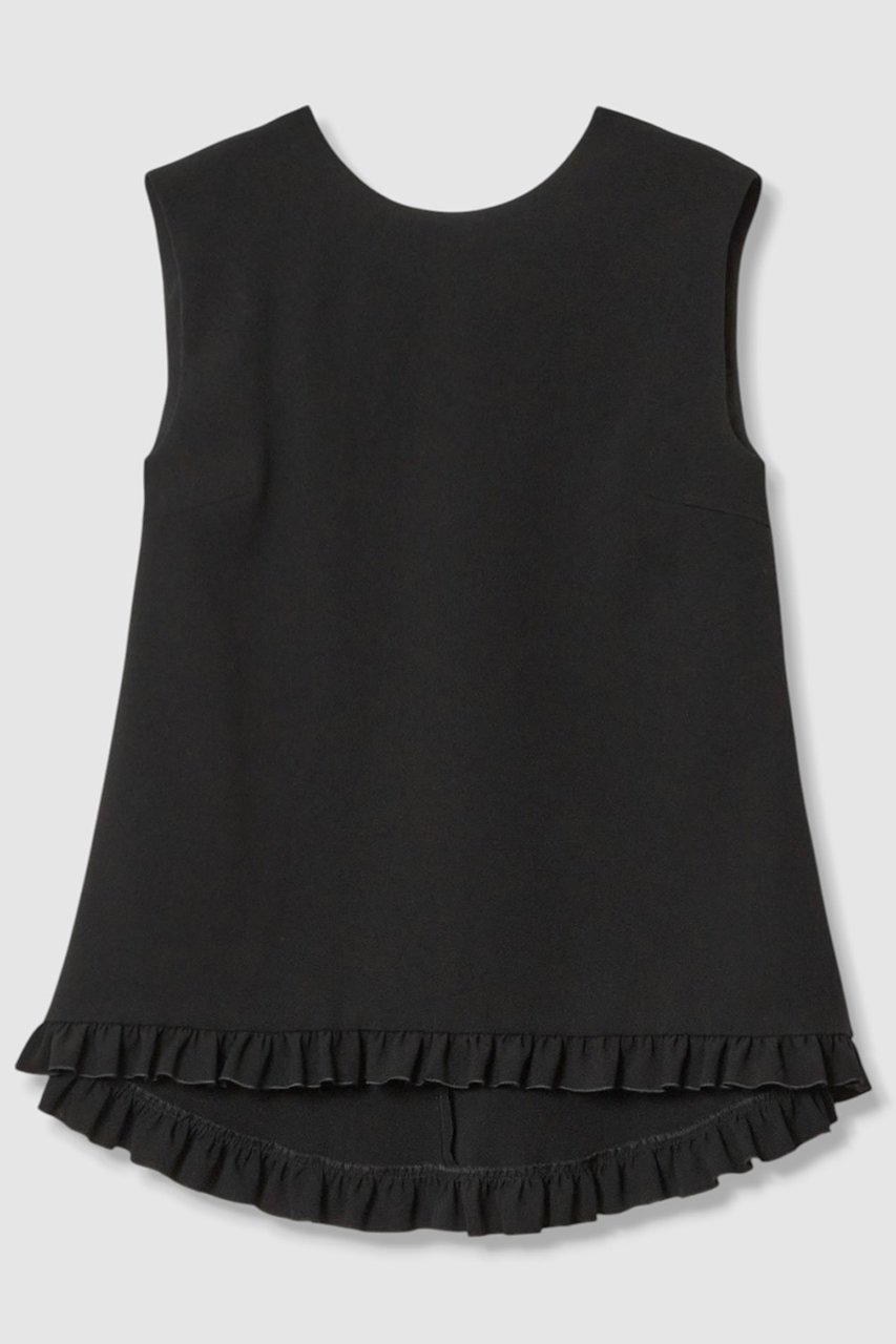 【アルアバイル/allureville】の【LOULOU WILLOUGHBY】パールネックレス付きフリルブラウス 人気、トレンドファッション・服の通販 founy(ファニー) 　ファッション　Fashion　レディースファッション　Fashion for Women　トップス・カットソー　Cut & Sew Tops　キャミソール&ノースリーブ　Camisoles & Sleeveless Tops　シャツ・ブラウス・オフィスカジュアル　Elegant Blouses & Button-Ups　ジュエリー　Jewelry　ネックレス　Necklaces & Pendants　ダブル　Double, Double-Breasted　ネックレス　Necklace, Pendant Necklace　ノースリーブ　Sleeveless, No-Sleeve　パール　Pearl, Pearl Accent　フリル　Frill, Ruffle　フレア　Flare, Flared　other-3|ID: prp329100004565374 ipo3291000000036083116