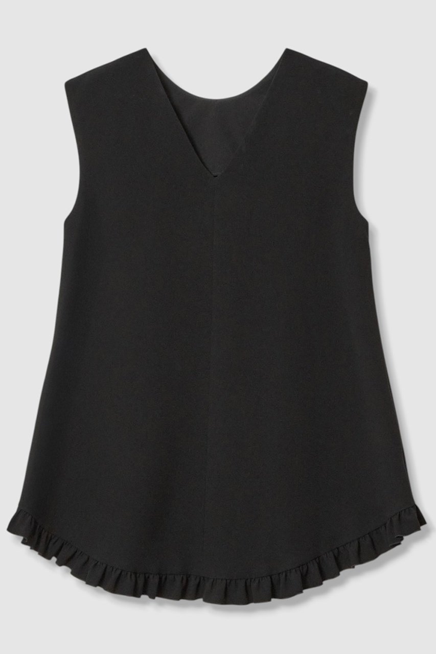 【アルアバイル/allureville】の【LOULOU WILLOUGHBY】パールネックレス付きフリルブラウス 人気、トレンドファッション・服の通販 founy(ファニー) 　ファッション　Fashion　レディースファッション　Fashion for Women　トップス・カットソー　Cut & Sew Tops　キャミソール&ノースリーブ　Camisoles & Sleeveless Tops　シャツ・ブラウス・オフィスカジュアル　Elegant Blouses & Button-Ups　ジュエリー　Jewelry　ネックレス　Necklaces & Pendants　ダブル　Double, Double-Breasted　ネックレス　Necklace, Pendant Necklace　ノースリーブ　Sleeveless, No-Sleeve　パール　Pearl, Pearl Accent　フリル　Frill, Ruffle　フレア　Flare, Flared　other-4|ID: prp329100004565374 ipo3291000000036083118