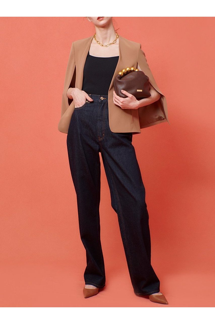 【アルアバイル/allureville】の【LOULOU WILLOUGHBY】リトルブラックケープジャケット A 人気、トレンドファッション・服の通販 founy(ファニー) 　ファッション　Fashion　レディースファッション　WOMEN　アウター　Coat Outerwear　ジャケット　Jackets　コンパクト　Compact　ジャケット　Jacket　ダブル　Double　トレンド　Trend　ポケット　Pocket　NEW・新作・新着・新入荷　New Arrivals　other-7|ID: prp329100004565375 ipo3291000000032286791