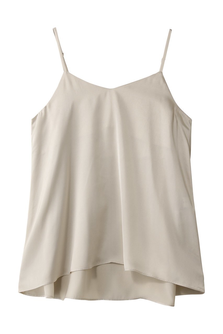 【ヒューエルミュージアム/hueLe Museum】の【STUMBLY】Flare Camisole インテリア・キッズ・メンズ・レディースファッション・服の通販 founy(ファニー) 　ファッション　Fashion　レディースファッション　WOMEN　トップス・カットソー　Tops/Tshirt　キャミソール / ノースリーブ　No Sleeves　シャツ/ブラウス　Shirts/Blouses　ロング / Tシャツ　T-Shirts　カットソー　Cut and Sewn　とろみ　Thickness　キャミソール　Camisole　タンク　Tank　デコルテ　Decolletage　フレア　Flare　モノトーン　Monotone　ラップ　Wrap　エレガント 上品　Elegant　ホワイト|ID: prp329100004565377 ipo3291000000032286804