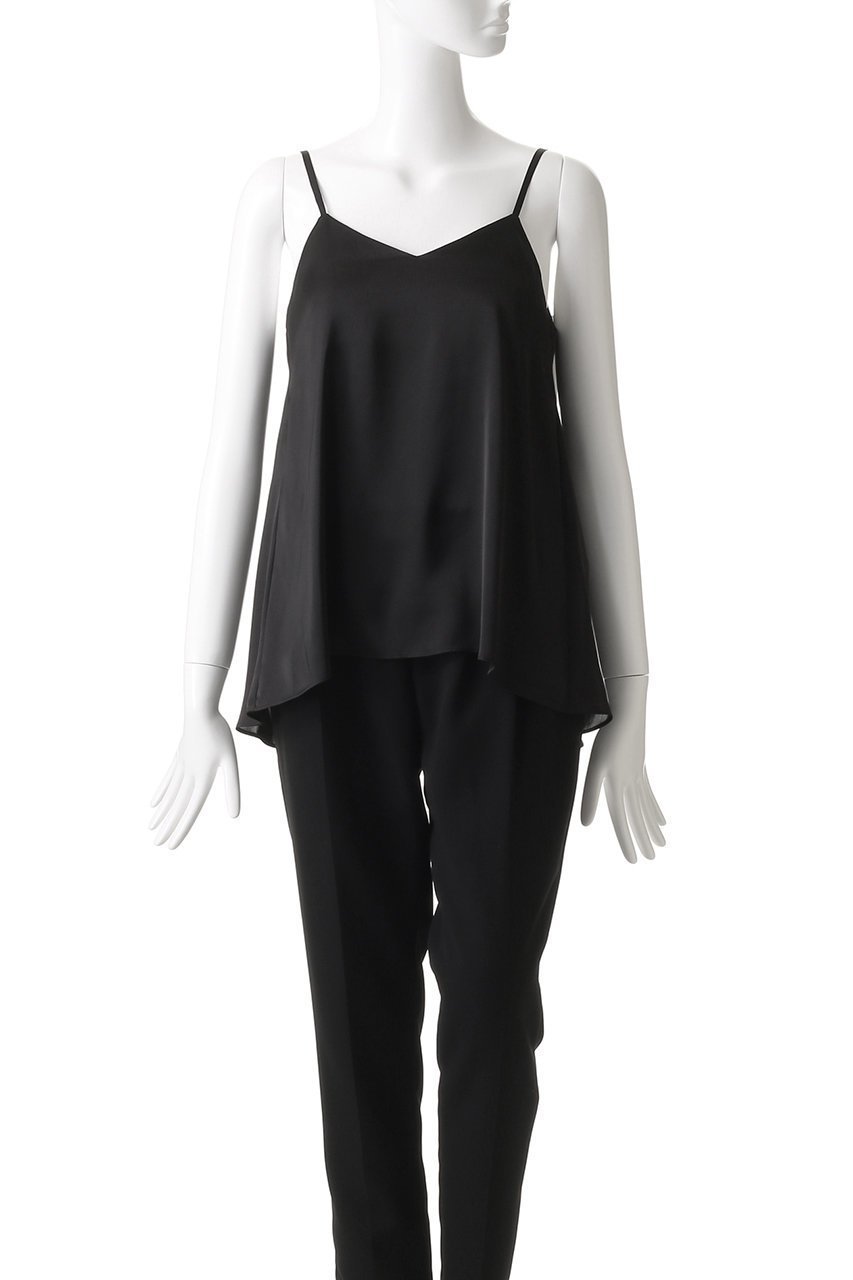 【ヒューエルミュージアム/hueLe Museum】の【STUMBLY】Flare Camisole 人気、トレンドファッション・服の通販 founy(ファニー) 　ファッション　Fashion　レディースファッション　WOMEN　トップス・カットソー　Tops/Tshirt　キャミソール / ノースリーブ　No Sleeves　シャツ/ブラウス　Shirts/Blouses　ロング / Tシャツ　T-Shirts　カットソー　Cut and Sewn　とろみ　Thickness　キャミソール　Camisole　タンク　Tank　デコルテ　Decolletage　フレア　Flare　モノトーン　Monotone　ラップ　Wrap　エレガント 上品　Elegant　other-2|ID: prp329100004565377 ipo3291000000032286805