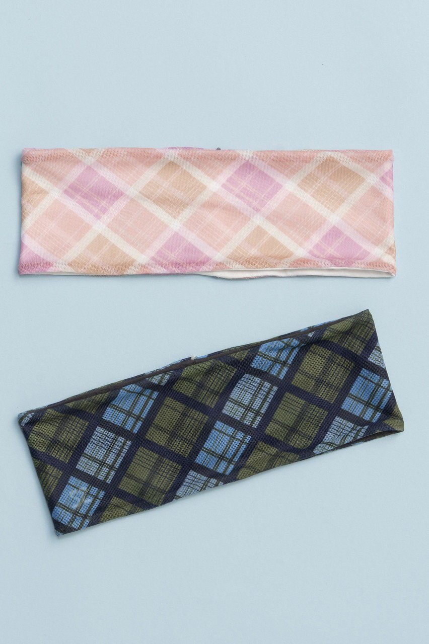 【メゾンスペシャル/MAISON SPECIAL】のPanel Plaid Hair Band/マルチヘアバンド 人気、トレンドファッション・服の通販 founy(ファニー) 　ファッション　Fashion　レディースファッション　WOMEN　シュシュ / ヘアアクセ　Hair Accessories　アクセサリー　Accessories　シンプル　Simple　ダウン　Down　チェック　Check　パウダー　Powder　リバーシブル　Reversible　ワンポイント　One Point　おすすめ　Recommend　NEW・新作・新着・新入荷　New Arrivals　other-2|ID: prp329100004565378 ipo3291000000032286824