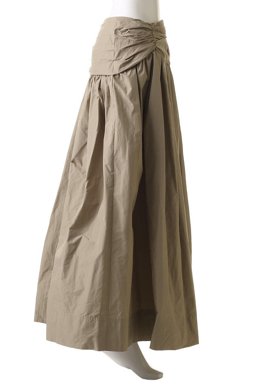 【メゾンスペシャル/MAISON SPECIAL】のVoluminous Tuck Flare Skirt/ボリューミータックフレアスカート 人気、トレンドファッション・服の通販 founy(ファニー) 　ファッション　Fashion　レディースファッション　Fashion for Women　スカート　Skirts　Aライン・フレアスカート　A-Line & Flared Skirts　ロングスカート　Long Skirts / Maxi & Midi Skirts　タフタ　Taffeta, Structured Fabric　フォルム　Silhouette, Form　フレア　Flare, Flared　ロング　Long, Long-Length　other-5|ID: prp329100004565379 ipo3291000000032695044